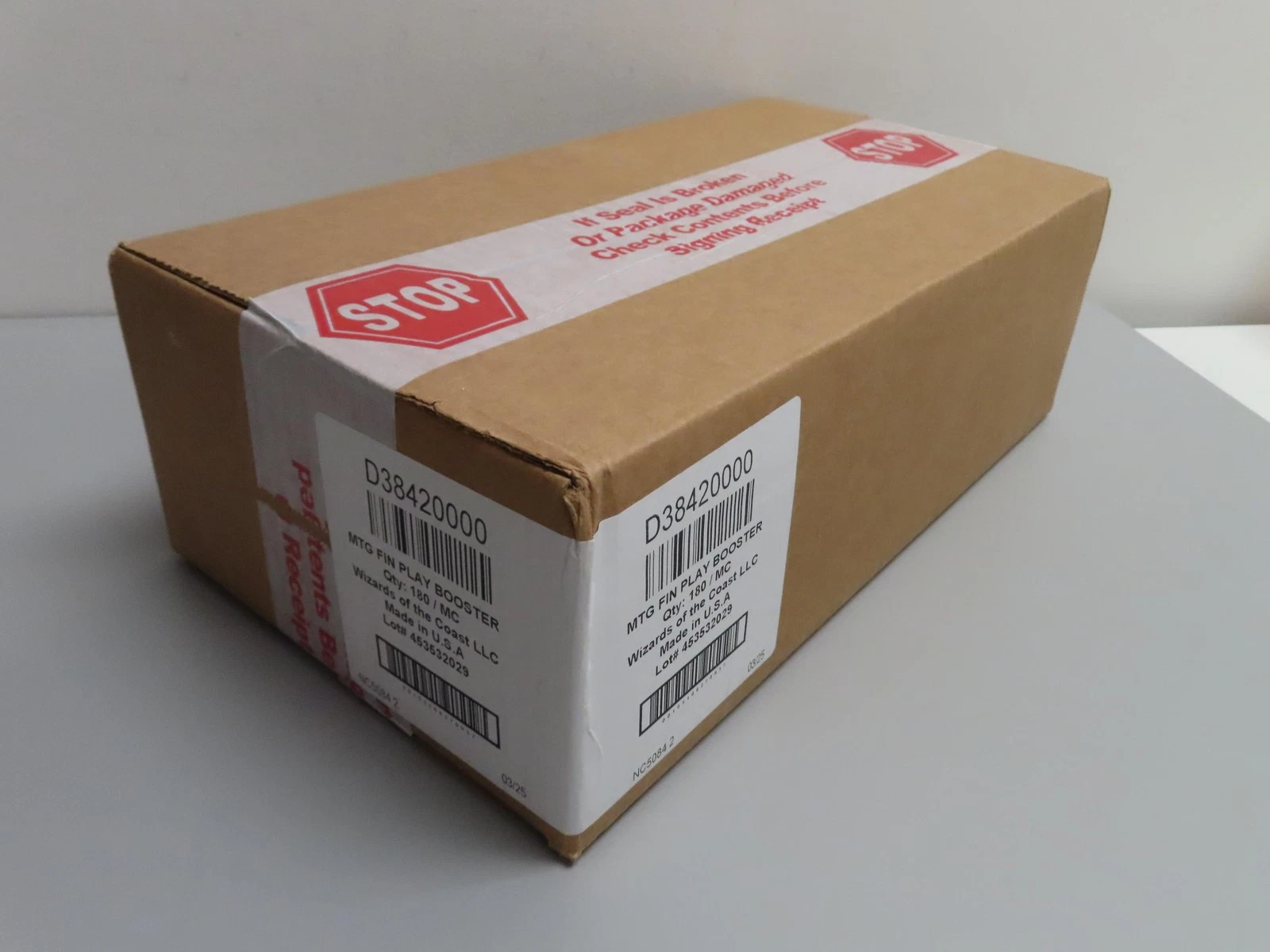 2025 Magic the Gathering Final Fantasy Factory Sealed 6 Box Play Booster Case