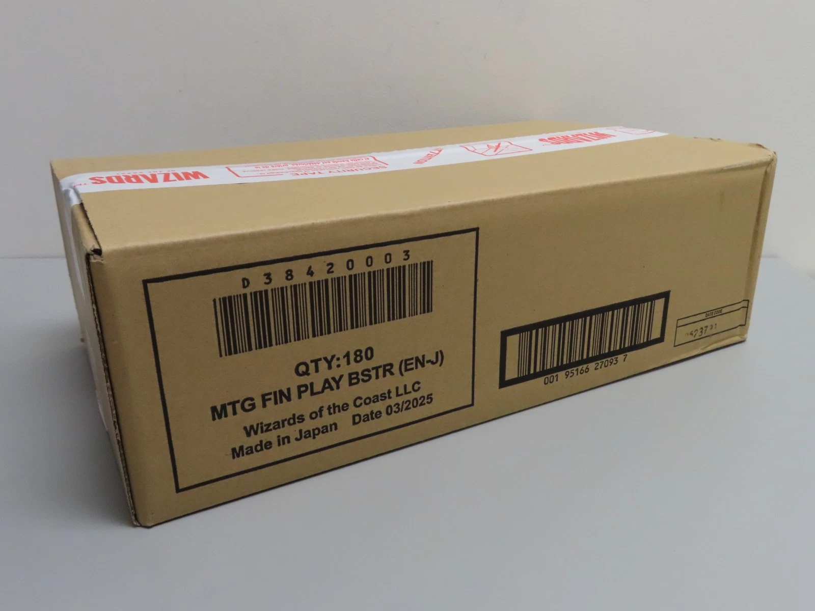 2025 Magic The Gathering Final Fantasy Factory Sealed Play Booster Box Case (a)