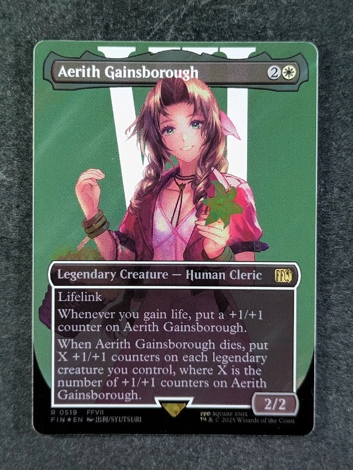 2025 MTG AERITH GAINSBOROUGH #0519 Final Fantasy Surge Foil Rare English