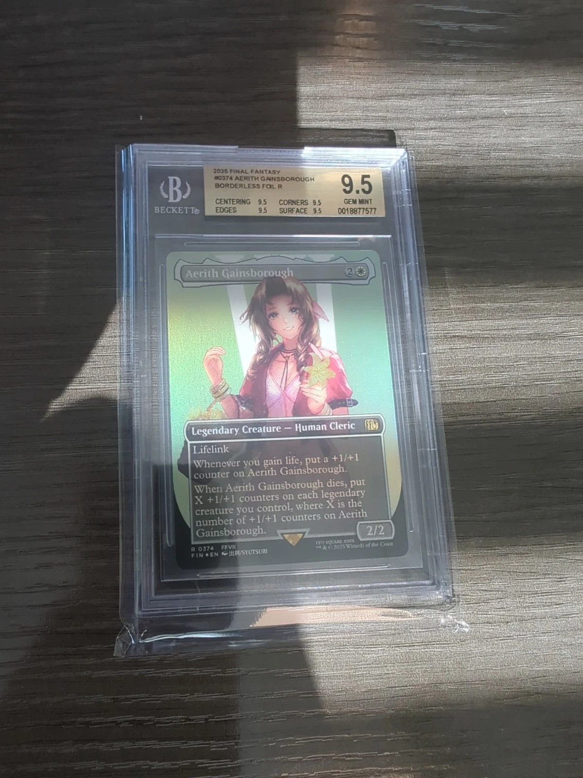 Aerith Gainsborough (Borderless) Final Fantasy Foil