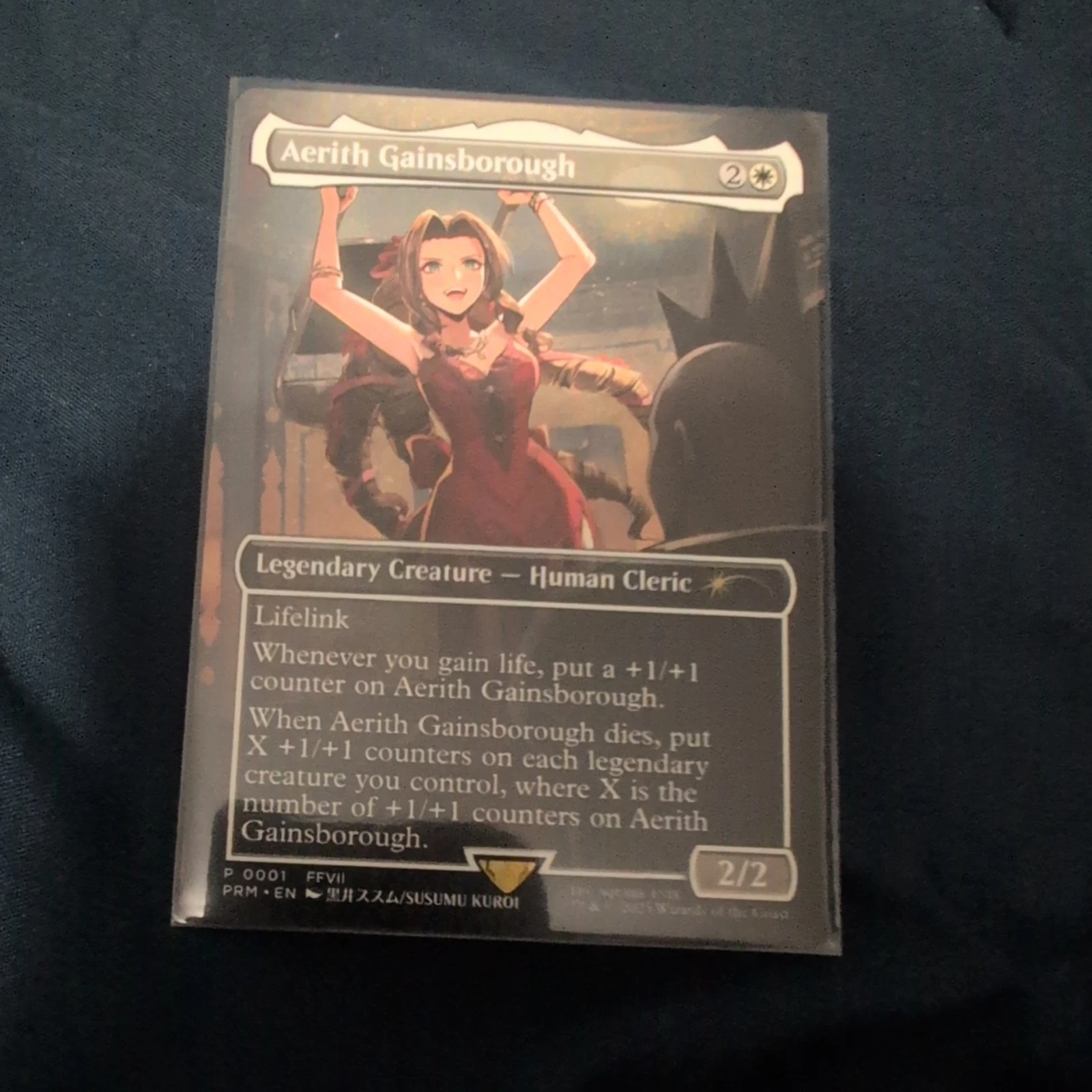 Aerith Gainsborough (Borderless) Final Fantasy MTG RC Promo NM Non-Foil