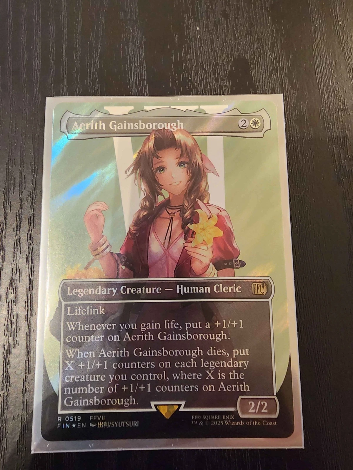 Aerith Gainsborough (Borderless) (Surge Foil) Final Fantasy Foil