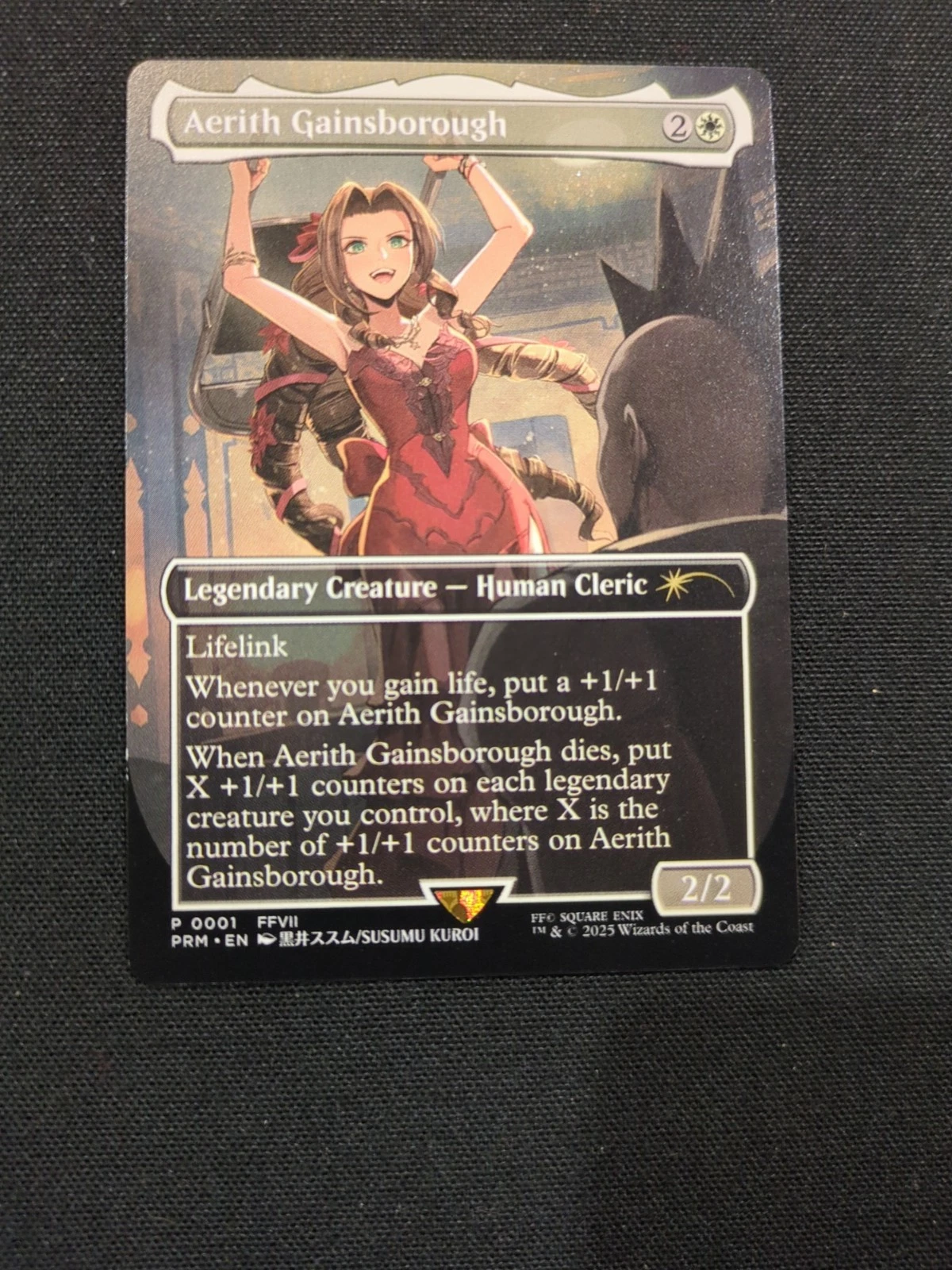 Aerith Gainsborough LP Secret Lair Showdown RC Promo MTG