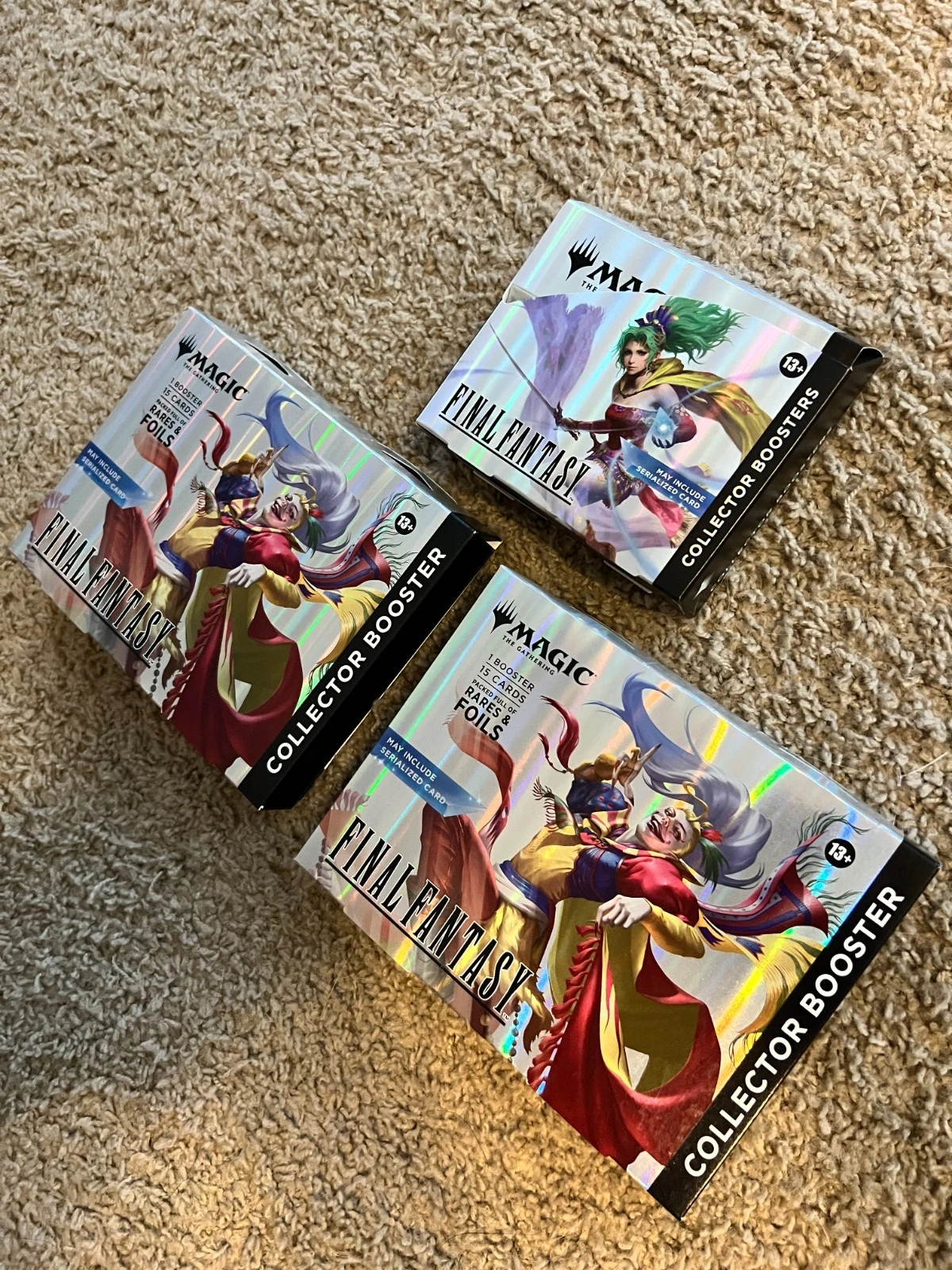 Final Fantasy Magic the Gathering collector display boxes only