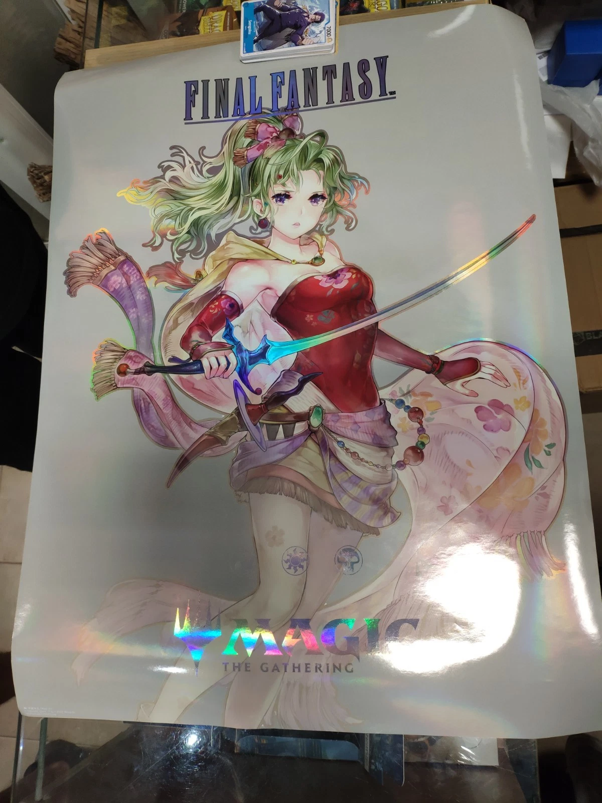 Foil promo poster Final fantasy MTG magic Terra