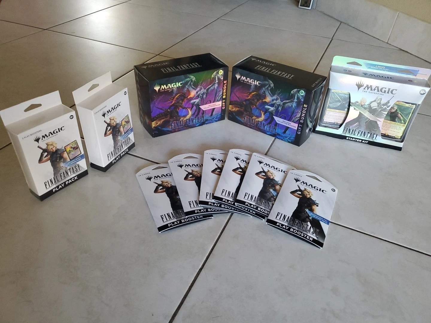 Large Magic The Gathering Final Fantasy SEALED Lot Gift Bundles