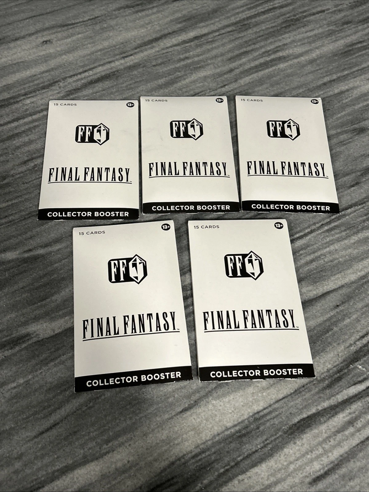 Lot Of (5) MTG Final Fantasy Collector Booster Pack Factory Sealed