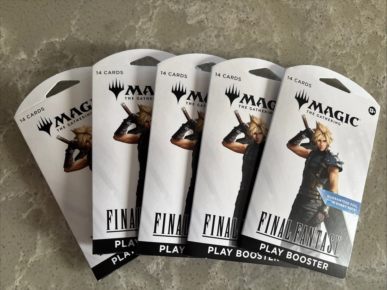 Magic The Gathering Final Fantasy 5x Play Booster Packs (MTG x FF) New