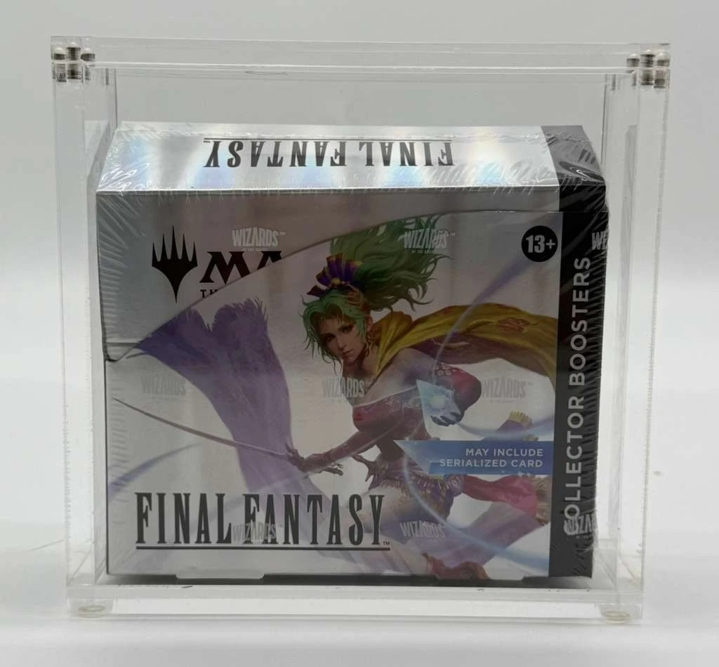 Magic The Gathering Final Fantasy Collector Booster Box Sealed w/ Acrylic Case