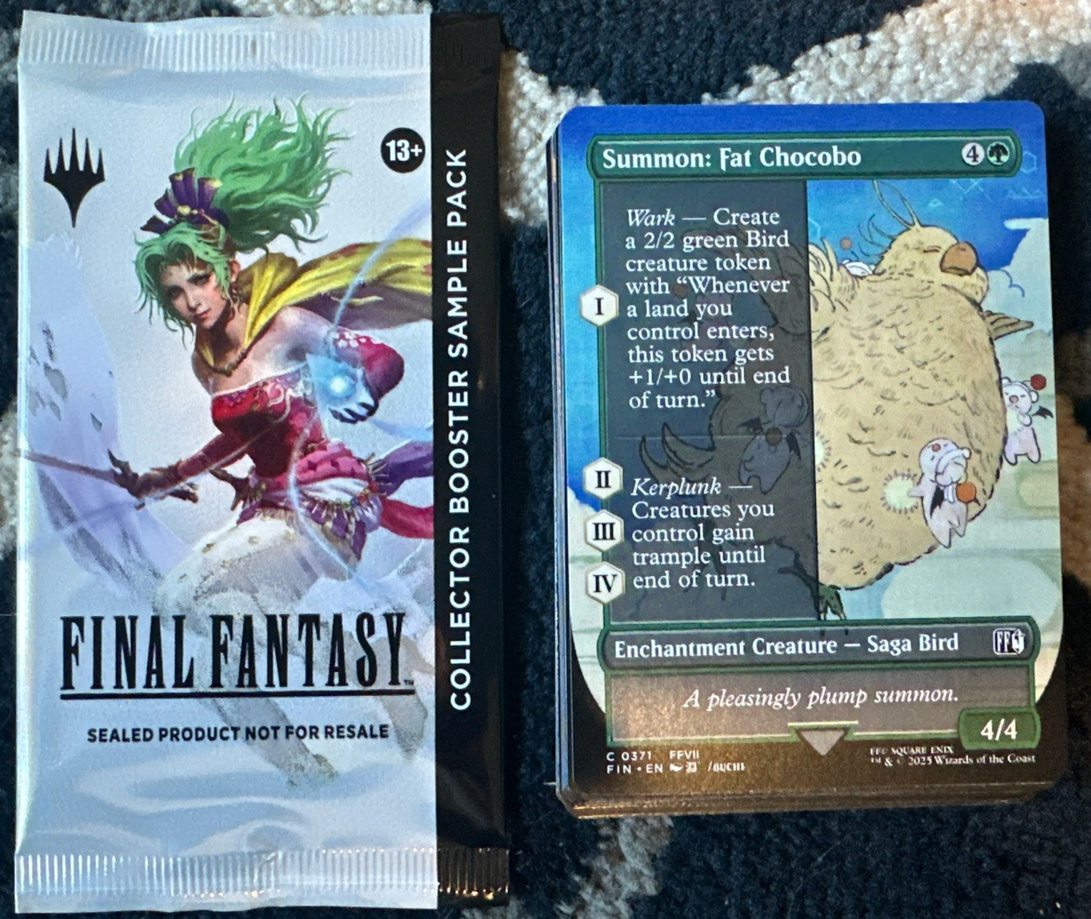 Magic the Gathering Final Fantasy Collector Booster Sample & 20 Extra Cards