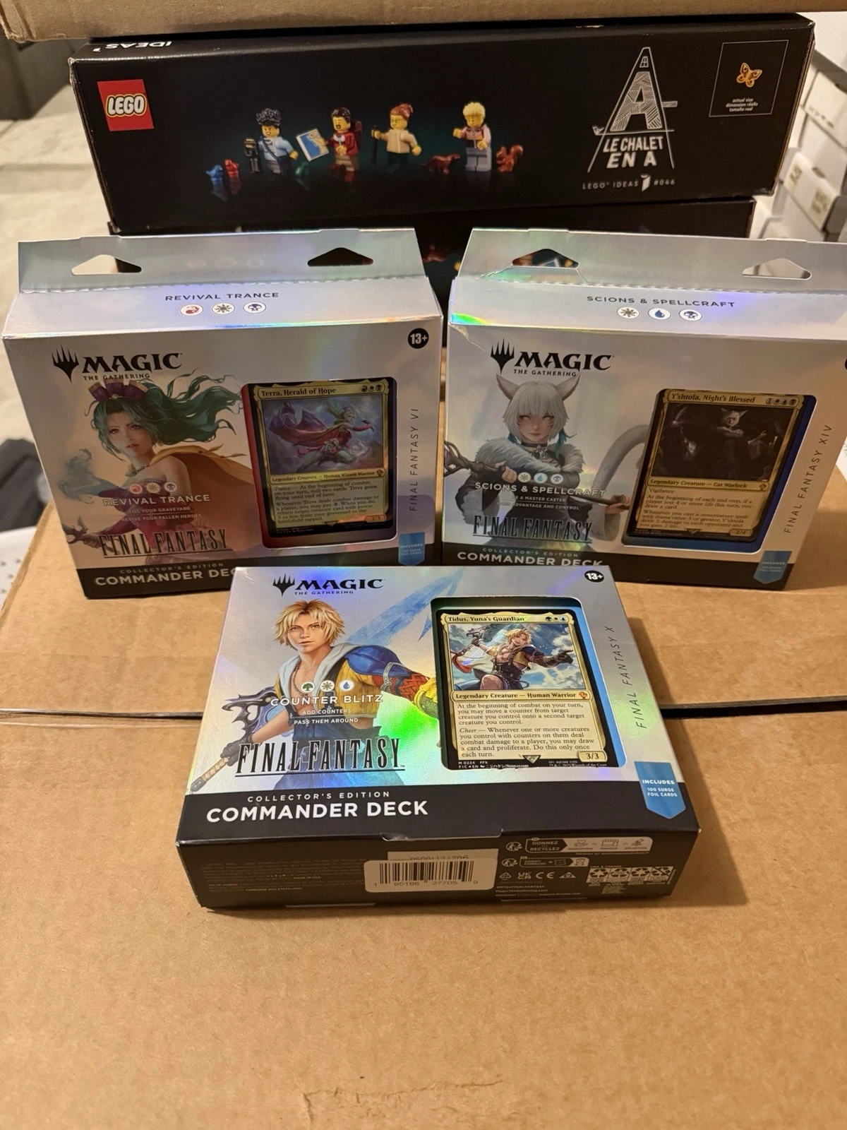 Magic The Gathering Final Fantasy Collector’s Commander Deck Bundle (3)