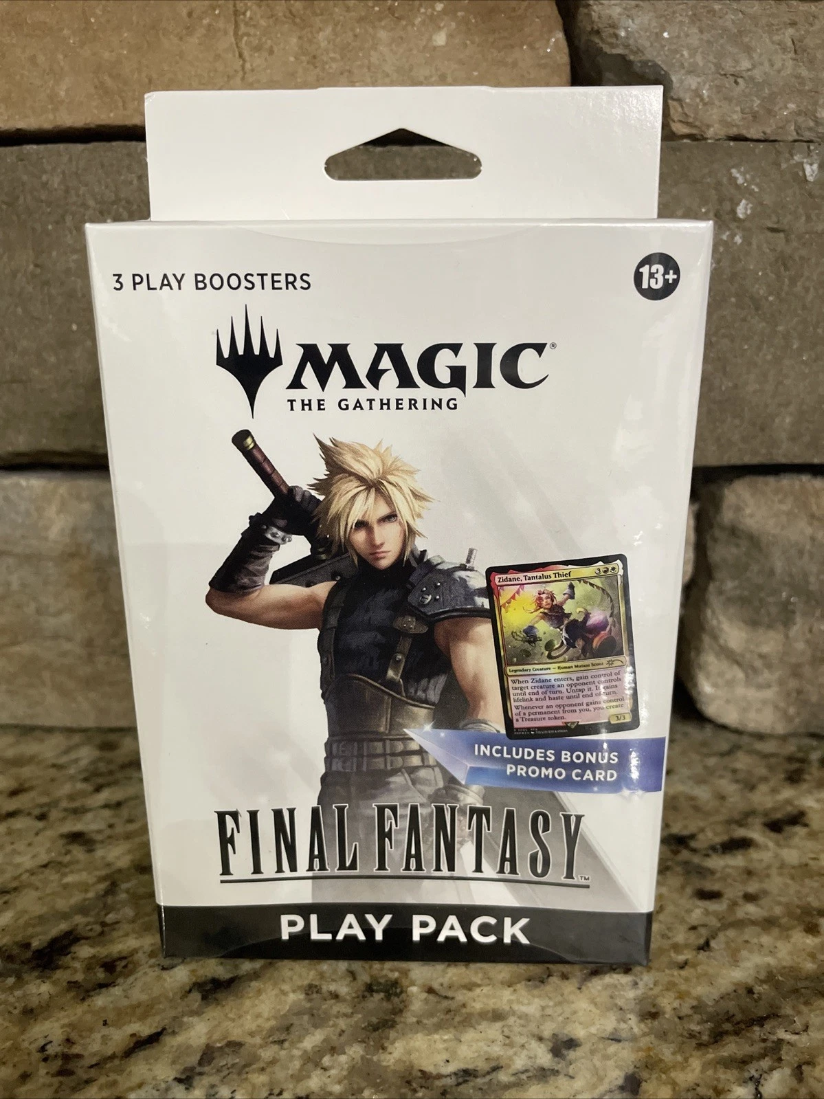 Magic: The Gathering Final Fantasy Play Pack w/ 3 Booster Packs & Promo Zidane!!