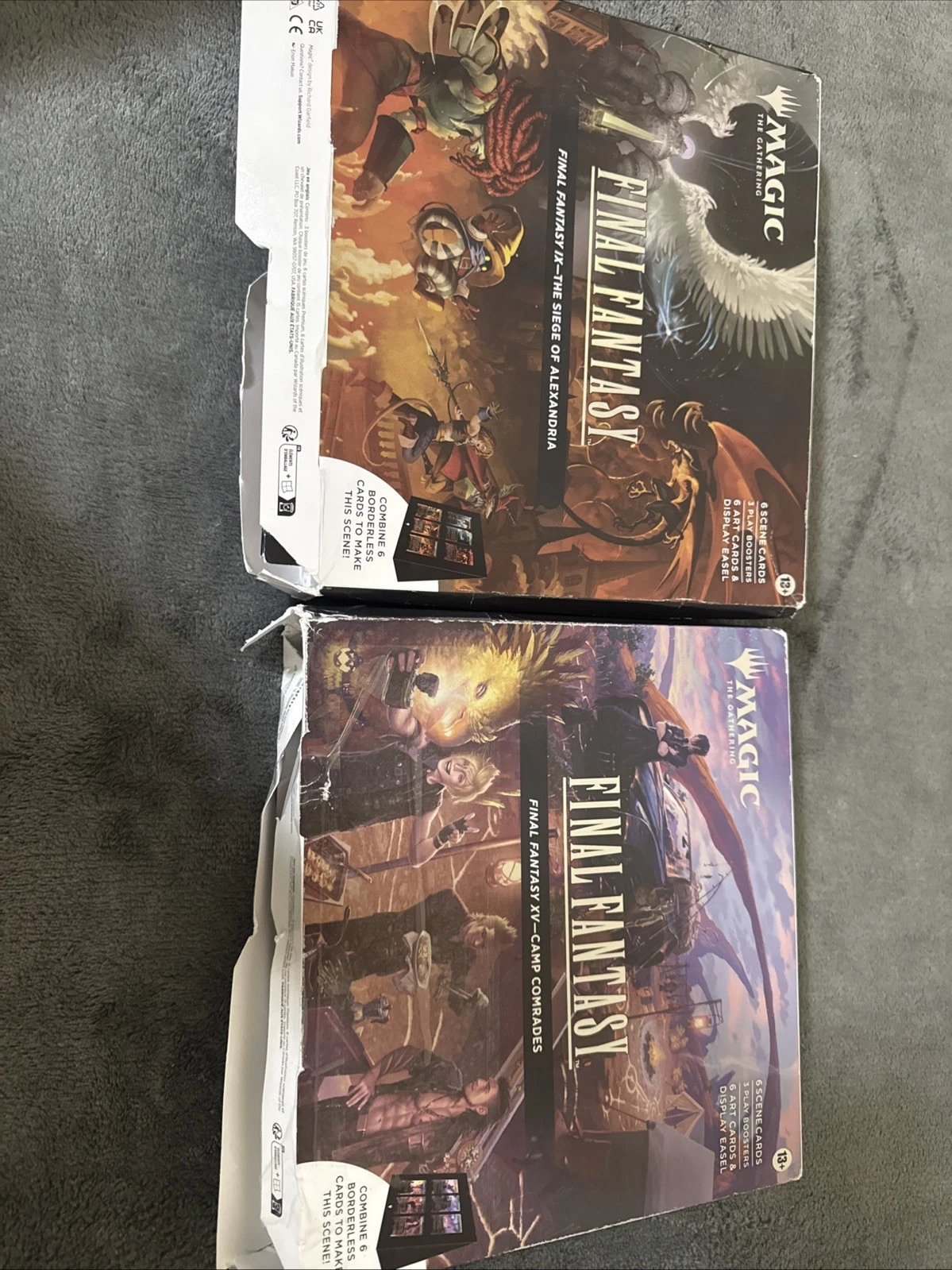 Magic The Gathering Final Fantasy Scene Box Bundle 2- IN HAND Open Box