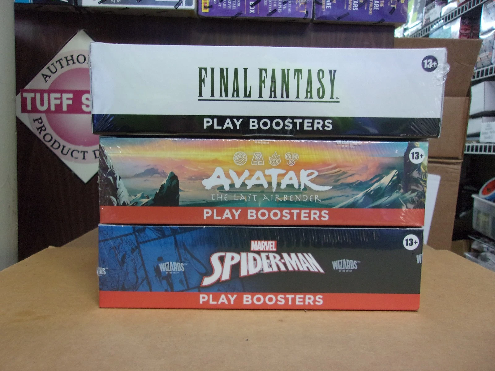 MTG AVATAR AIRBENDER + SPIDER-MAN + FINAL FANTASY PLAY BOOSTER BOX LOT