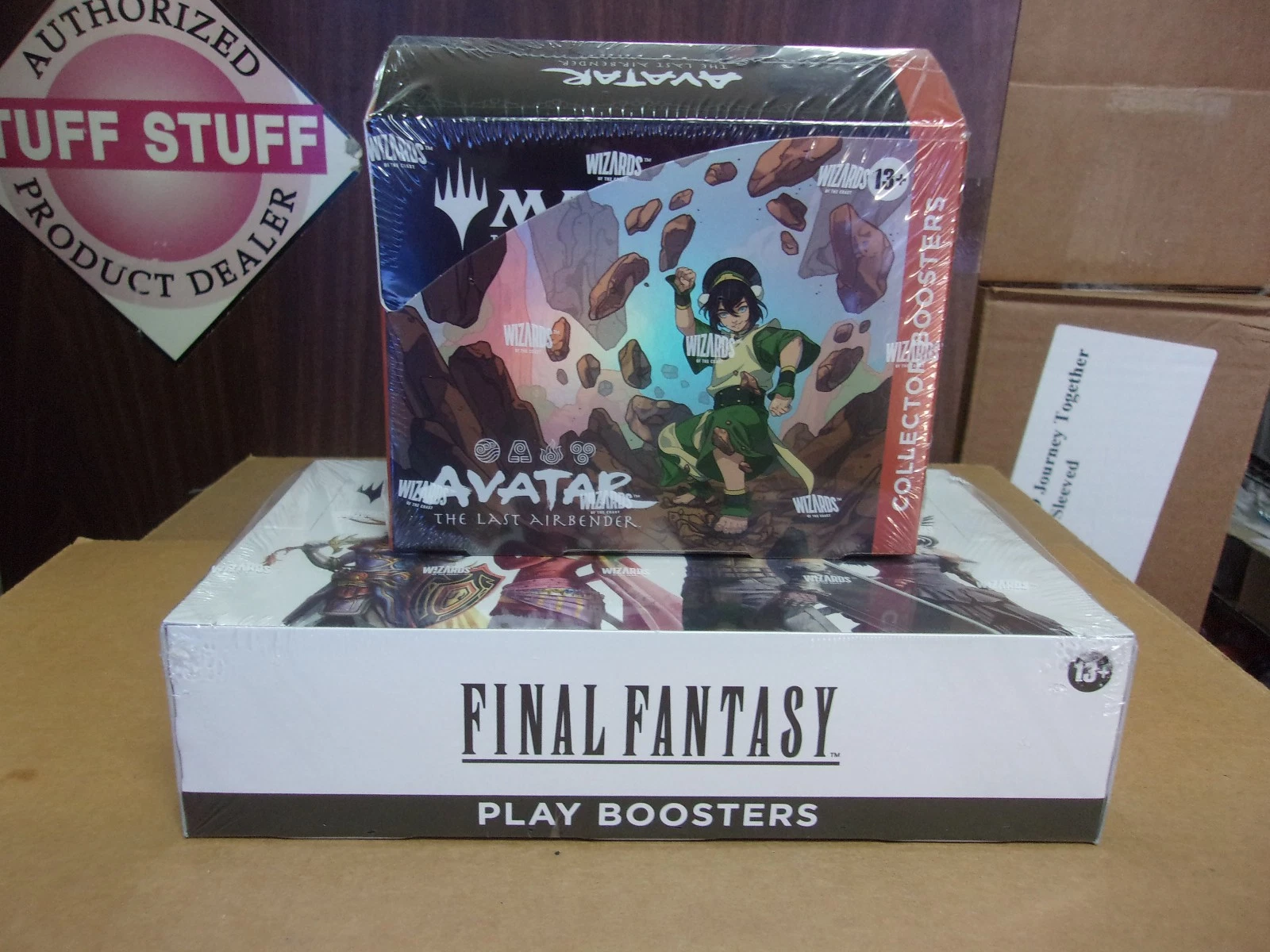 MTG AVATAR LAST AIRBENDER COLLECTOR + FINAL FANTASY PLAY BOOSTER BOX LOT