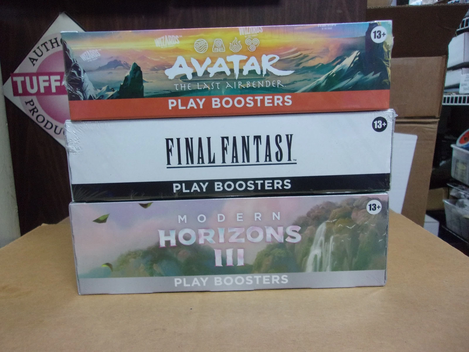 MTG AVATAR + MODERN HORIZONS 3 + FINAL FANTASY PLAY EDITION BOOSTER BOXES