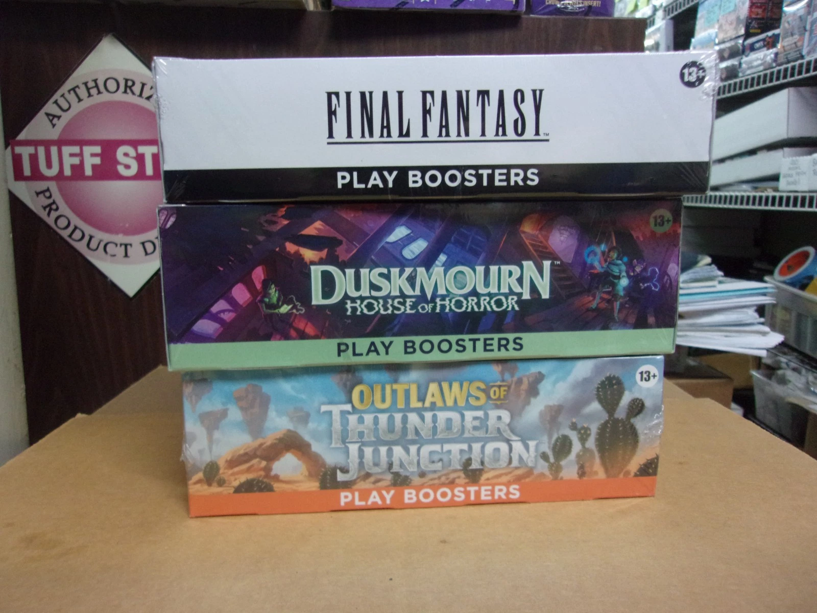 MTG FINAL FANTASY + DUSKMOURN & OUTLAWS PLAY BOOSTER BOXES