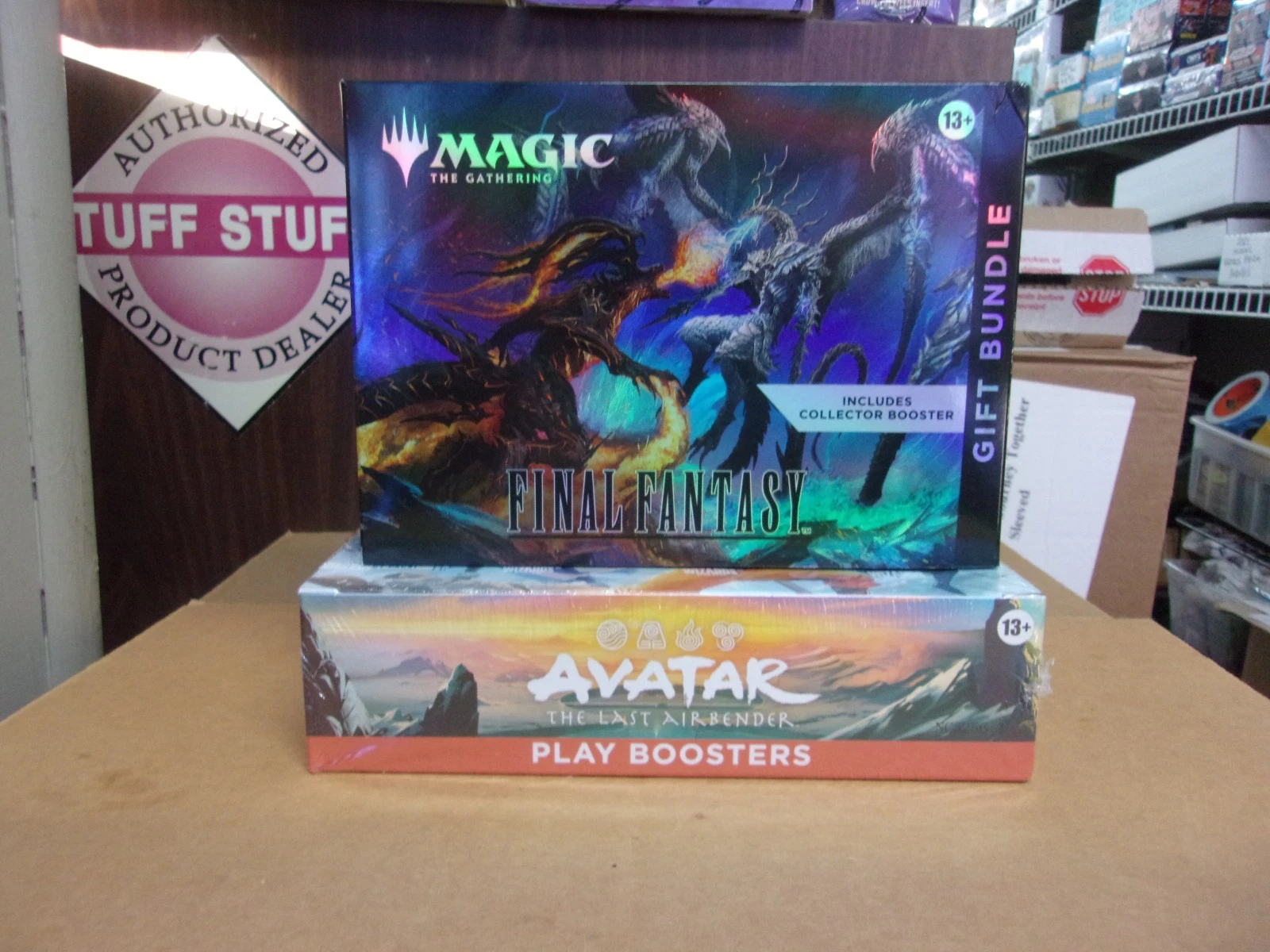 MTG FINAL FANTASY GIFT BUNDLE + AVATAR PLAY BOOSTER BOX LOT