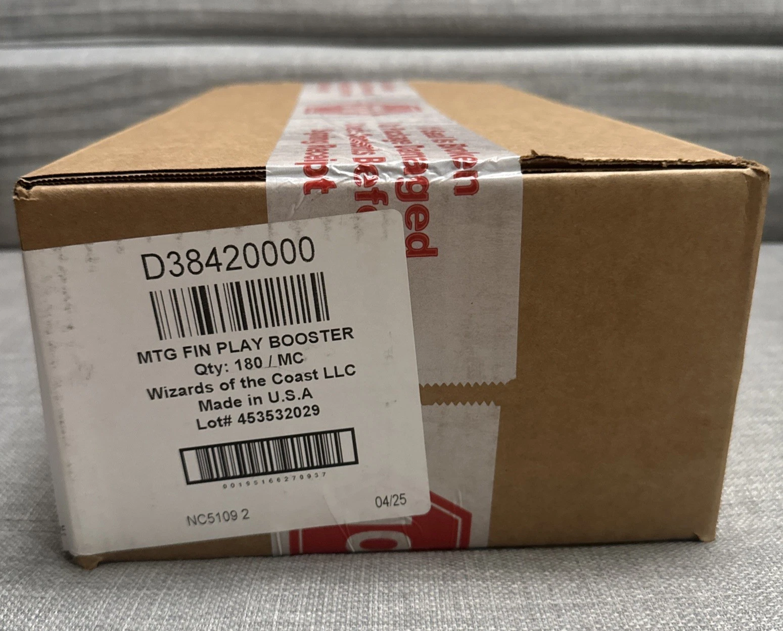 MTG FINAL FANTASY PLAY BOOSTER SEALED CASE (6 COUNT)