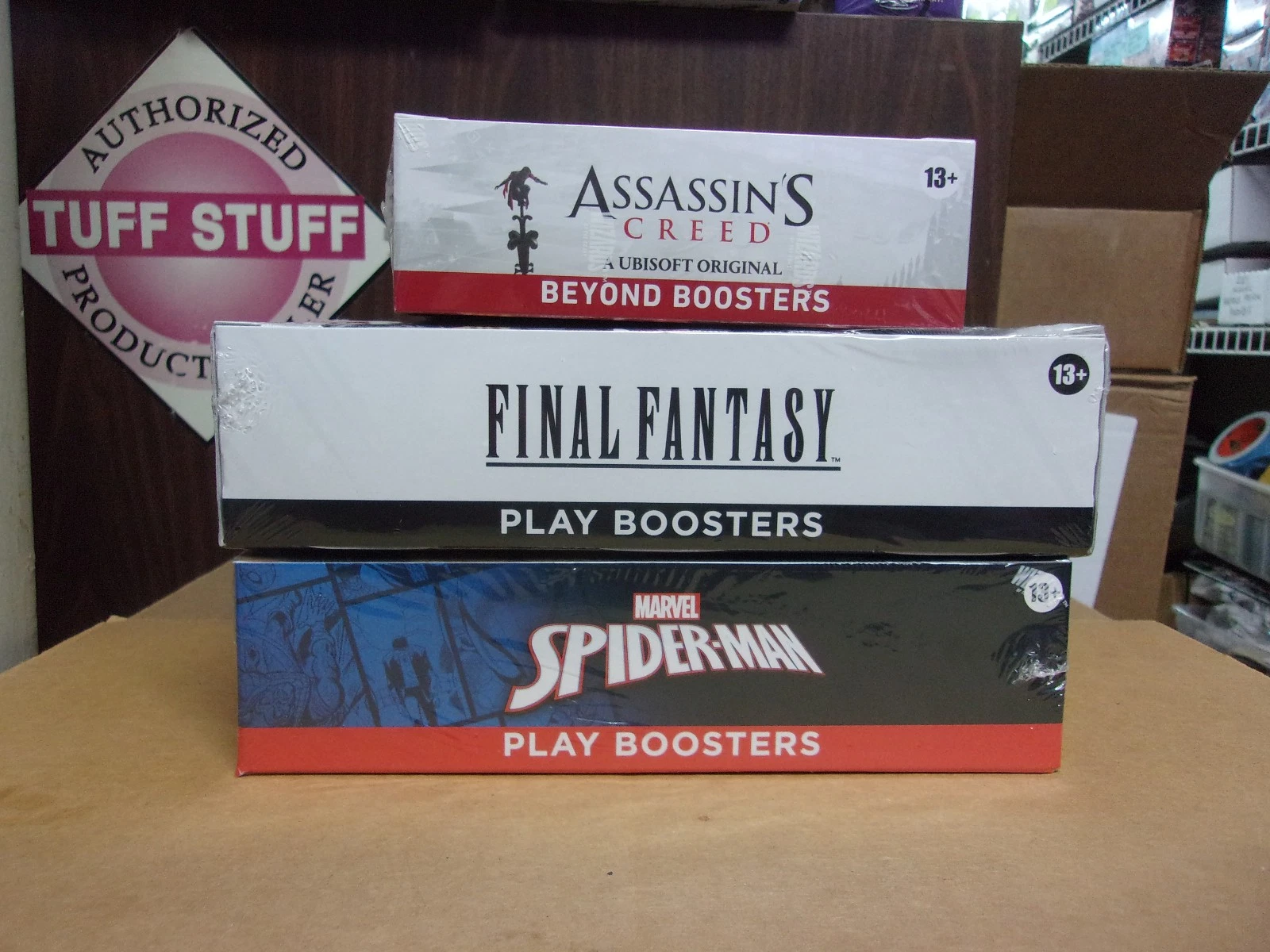 MTG FINAL FANTASY + SPIDER-MAN PLAY + ASSASSIN'S BEYOND BOOSTER BOXES