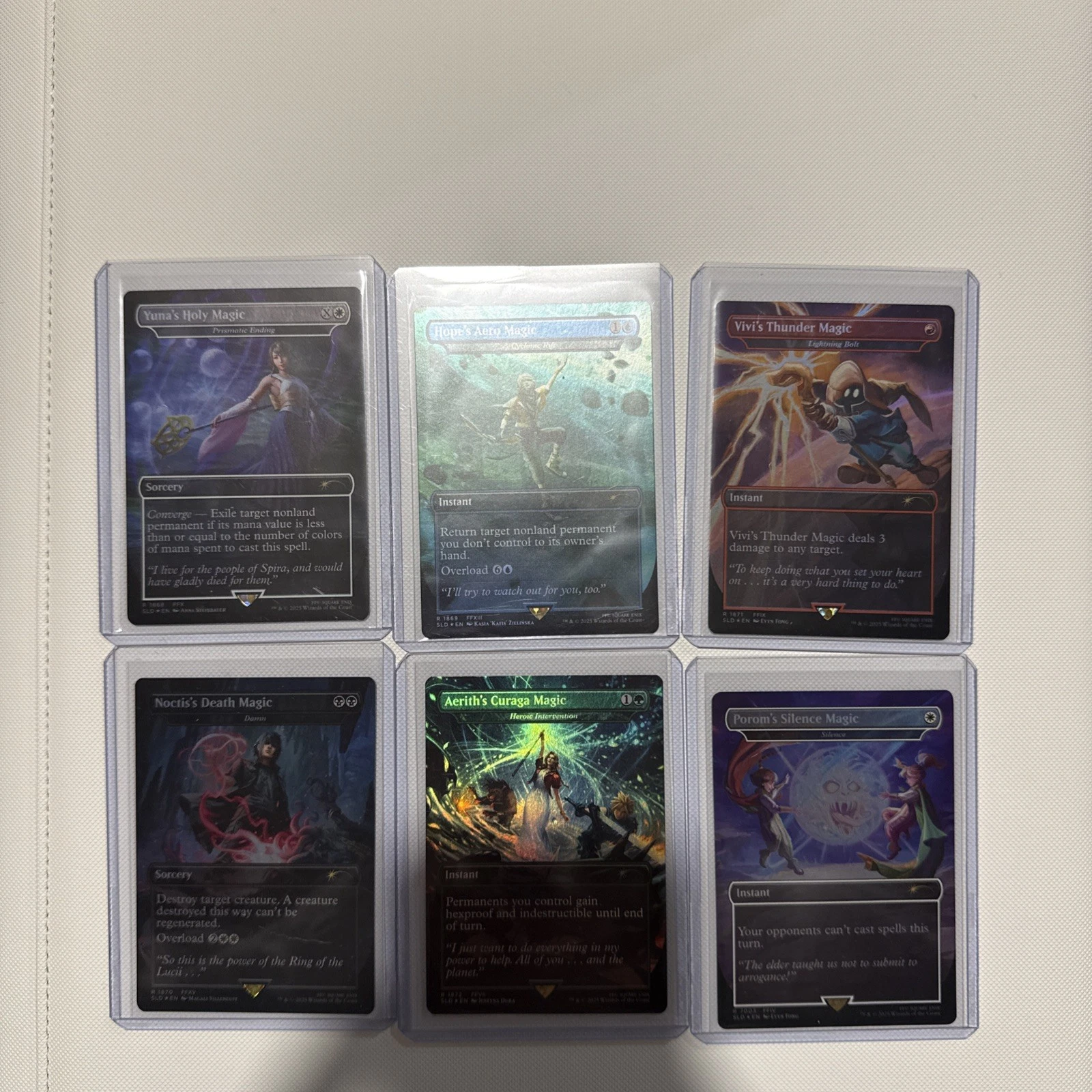 MTG Secret Lair Final Fantasy Singles - Magic Foil